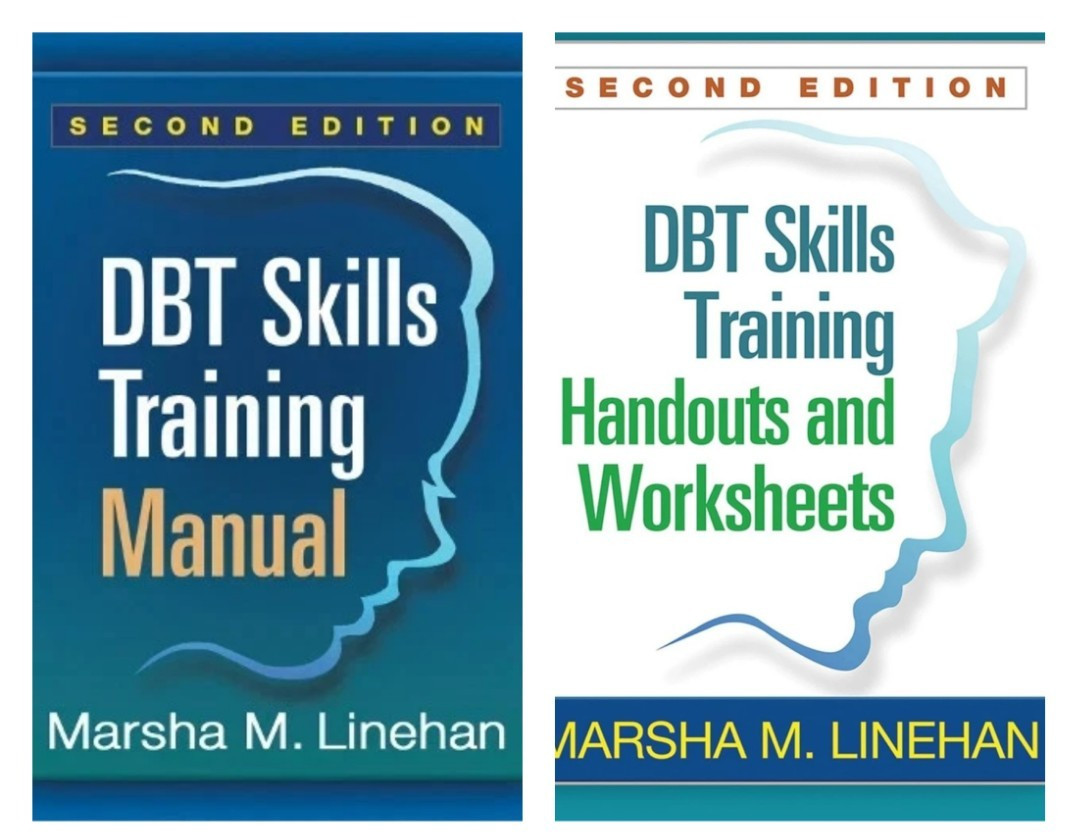 DBT Skills Training Handouts & Worksheets & DBT Skill Training Manual 2 book set