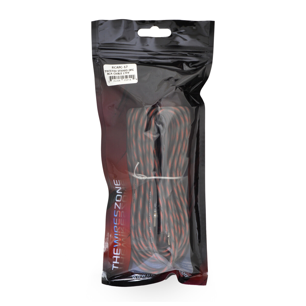 17ft 2-Channels Male-to-Male Twisted Pair OFC RCA Interconnect Cable