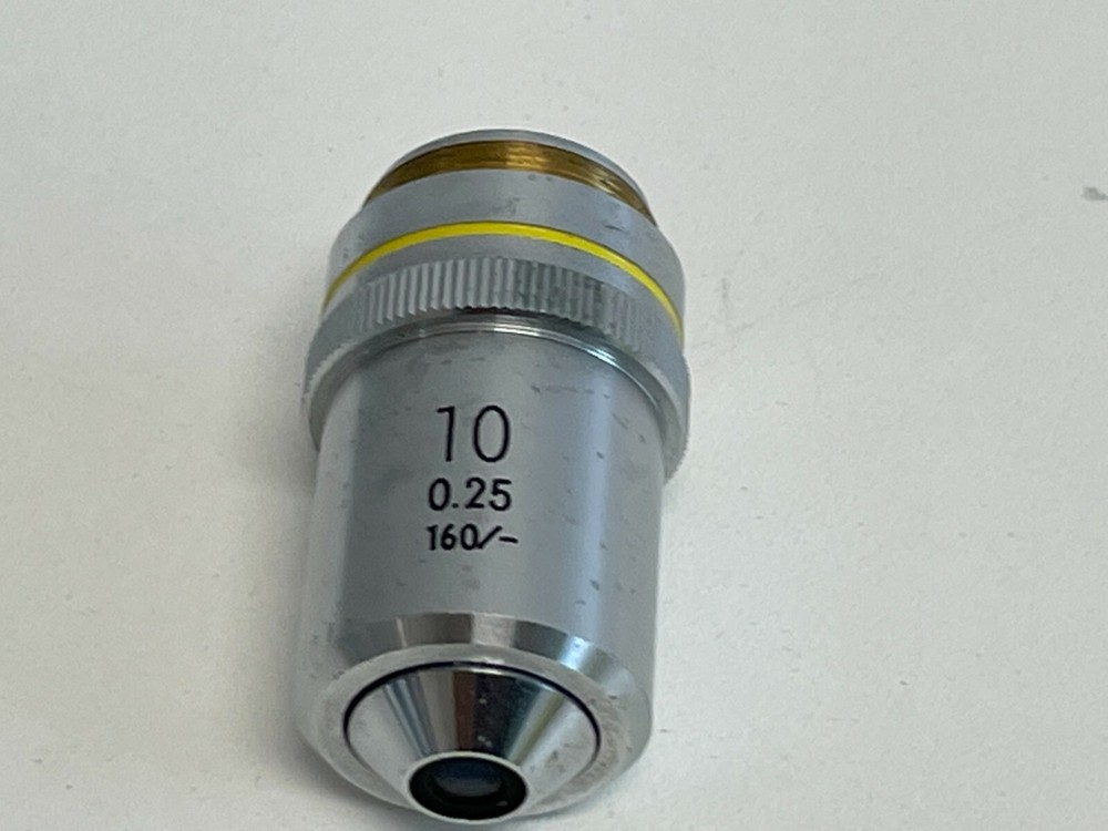 A3: Nikon 10X 0.25 160/- Microscope Objective