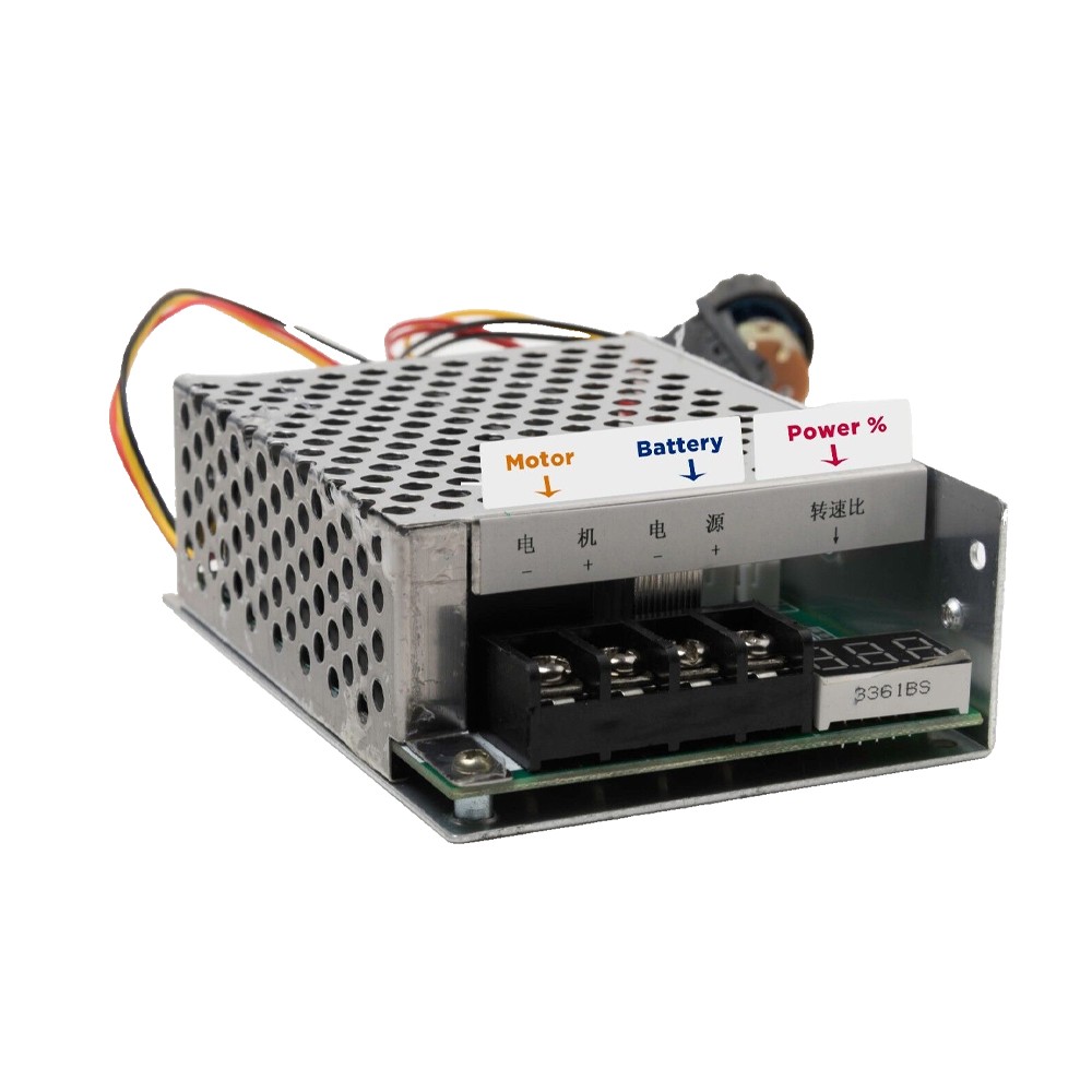 40A DC Motor Reverse Variable Speed Controller PWM HHO 12V 24V 48V 2000W 9-60V