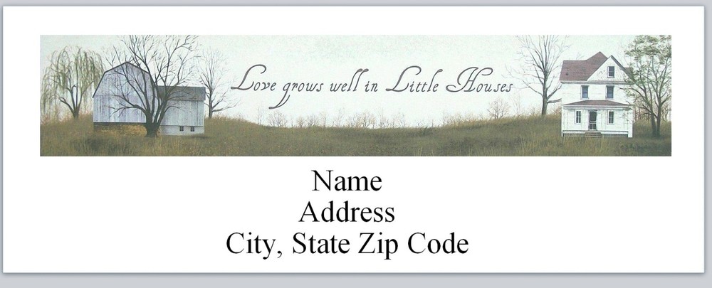 Personalized Address Labels Primitive Country (P 36)