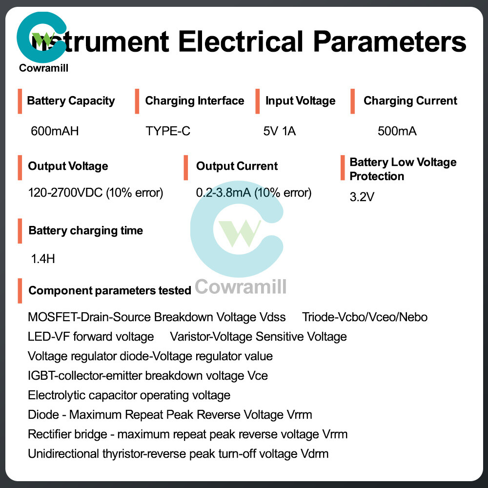 Transistor Tester IGBT MOS Diode Triode Resistance Capacitance Voltage Tester