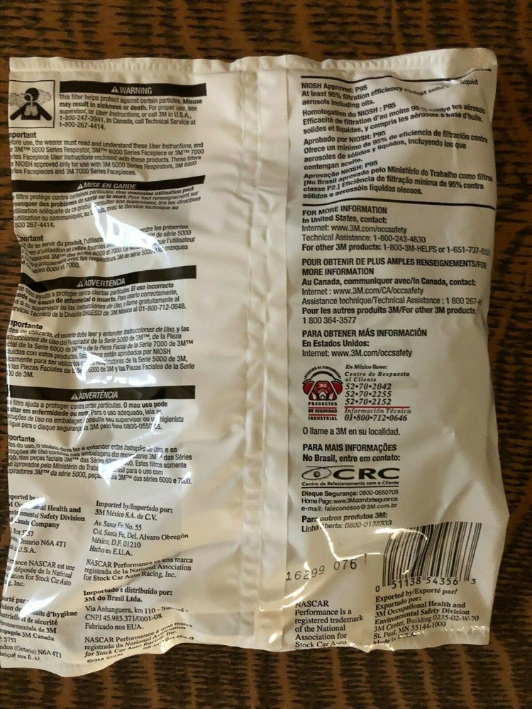 3M Filters 2071, 2000 Series One Pack