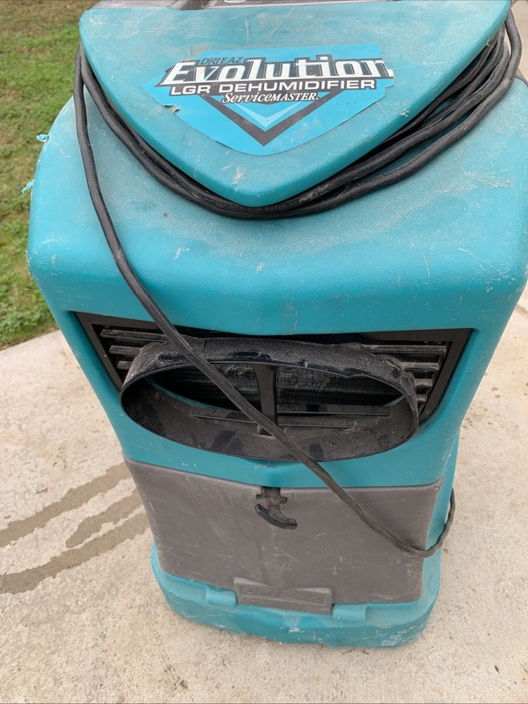 Dri-Eaz Evolution LGR Dehumidifier Water Damage 3498 Total Hours Turns On