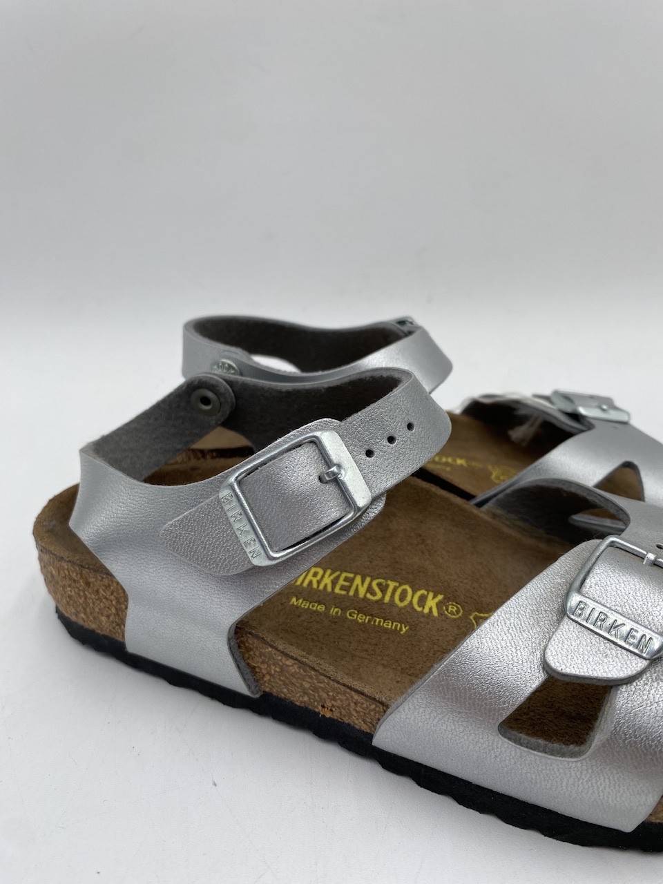 Birkenstock RIO Kids' NEW Sandals Silver US Size 13