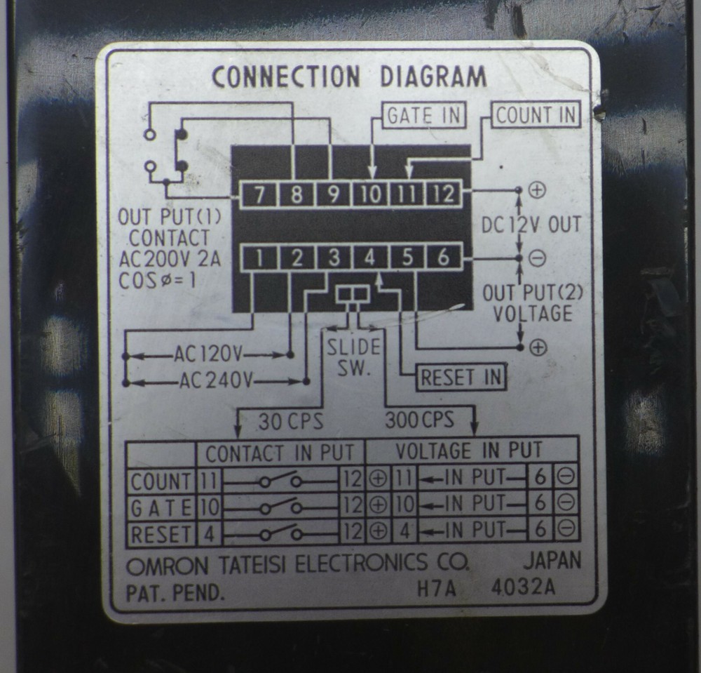 Omron Digital Counter H7A-2D