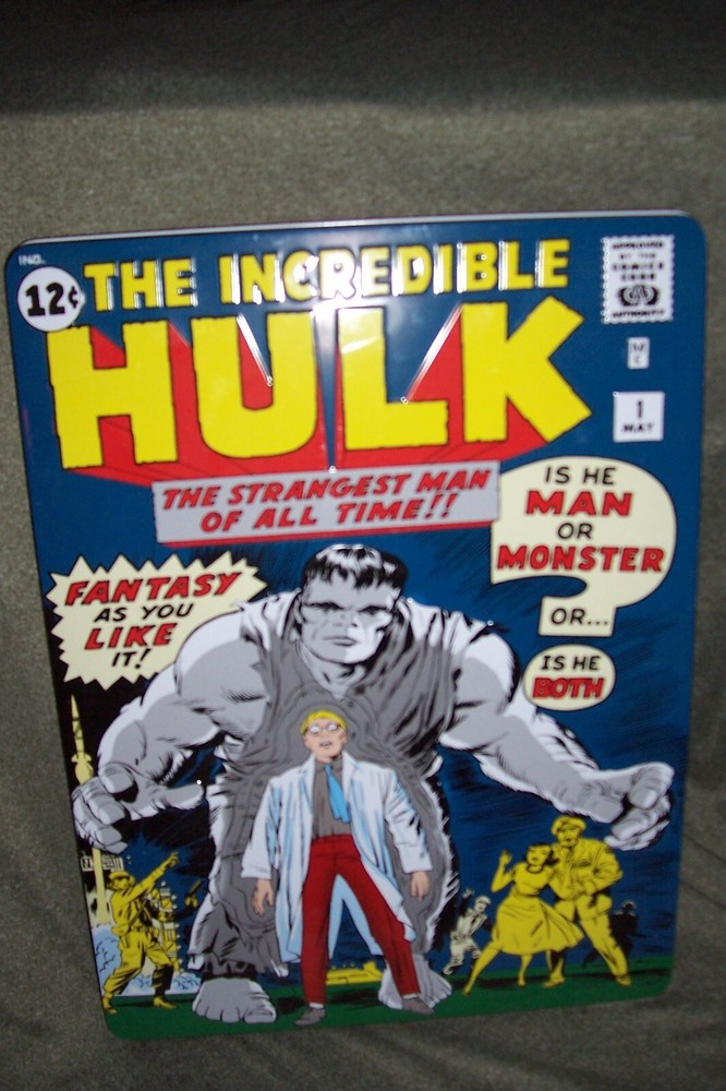 Comic Book Hinged "Protector" Tin