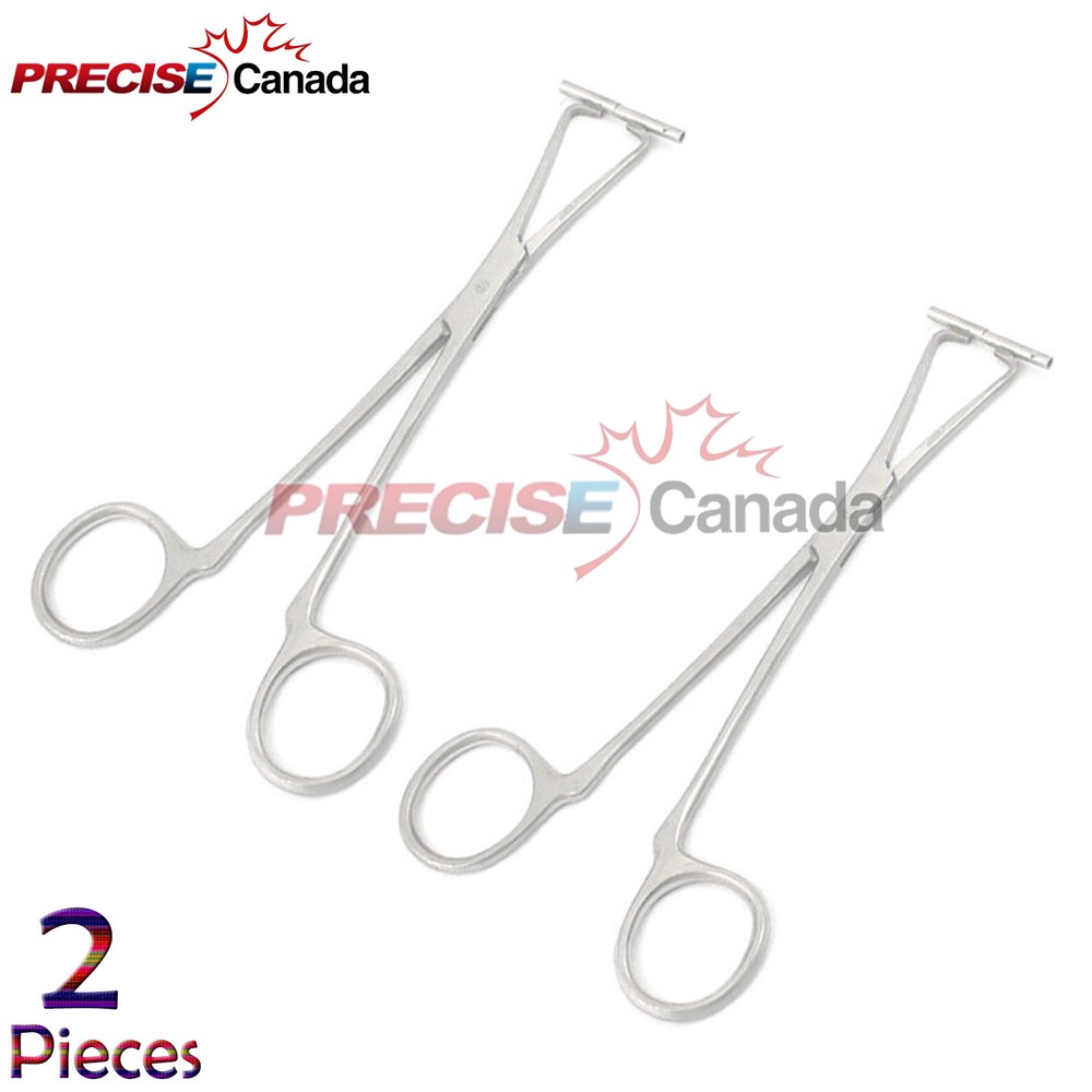 PRECISE CANADA 2 Septum Forceps 6 1/2" Body Piercing Surgical Tools
