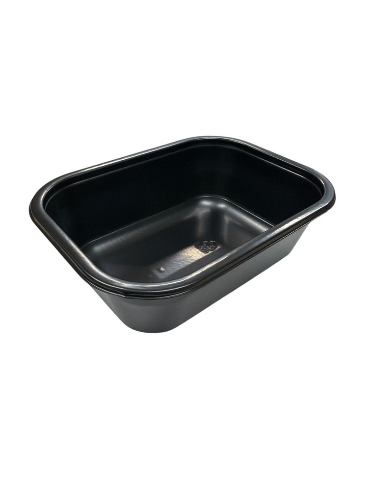 Sabert BIack 22oz RecTray case 600ct