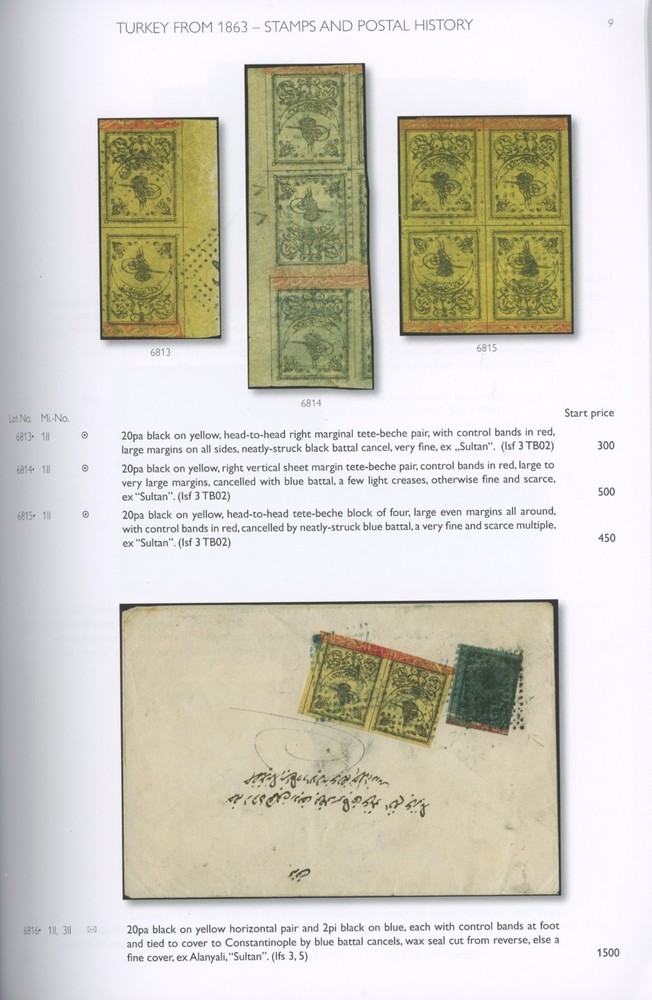 Turkey Ottoman Empire Specialized Auction Catalog Kohler 2024