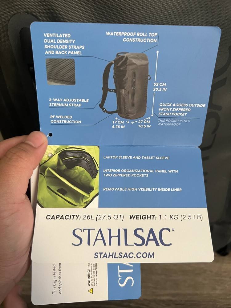 Stahlsac Storm 26L Waterproof Backpack