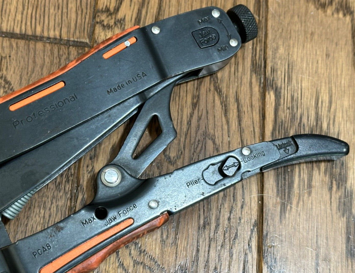 🇺🇸 Blue Point Tools Self Locking Pliers Vise Max Grip Force Adjustable Orange