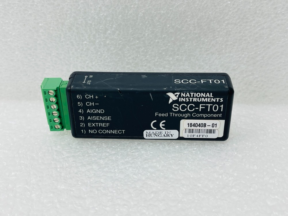 National Instruments NI SCC-FT01 Feedthrough/Breadboard Module / USED