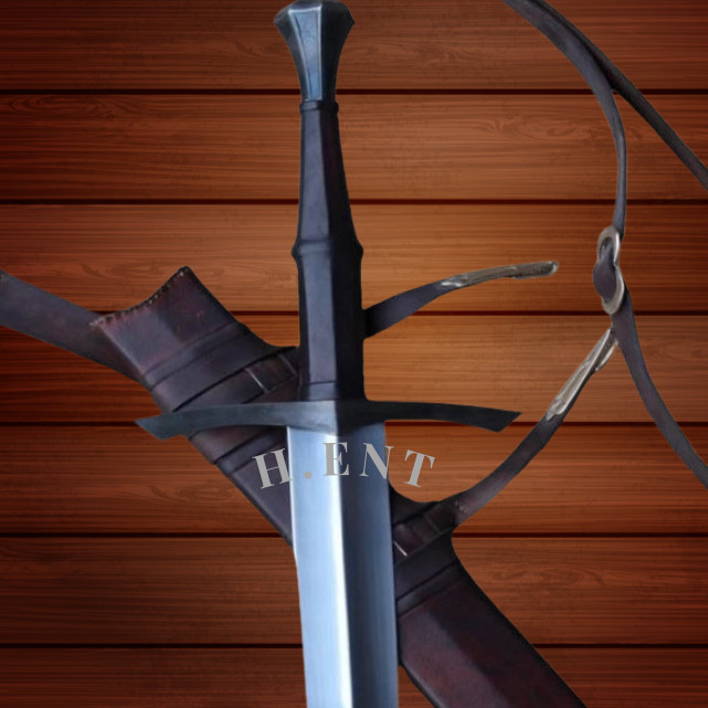 Custom Hand Forged Battle Ready Sword, Raven Longsword, Medieval, Knight Sword