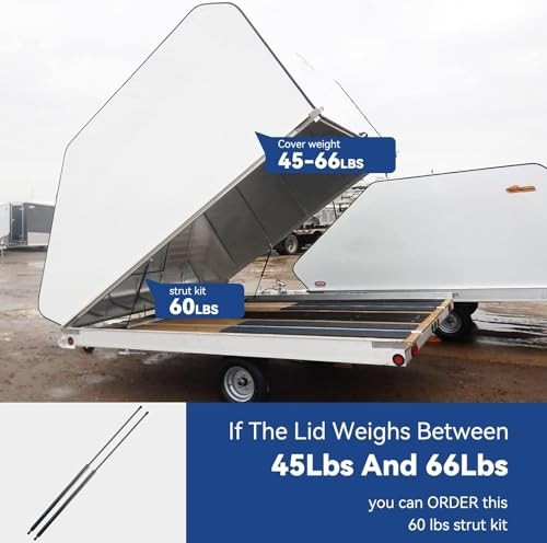 Gas Struts 36 inch 60 lbs, C16-10198 Gas Shocks Lift Carbon Steel 36"60 LB