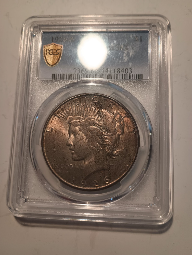 1926-S Peace Dollar $1 PCGS MS62 (Gold Shield)