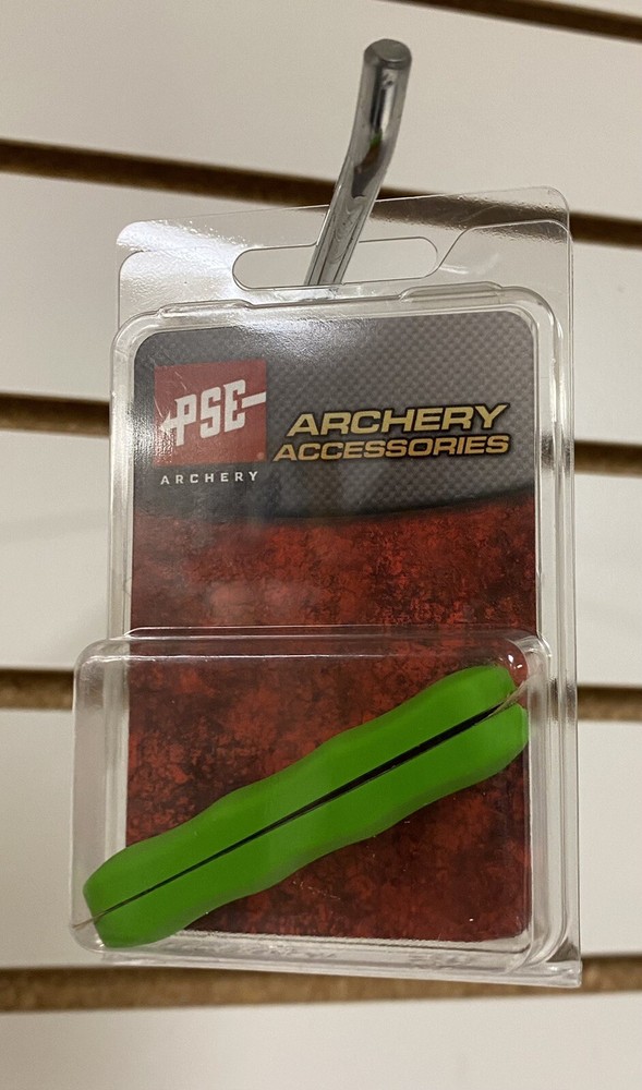 NEW PSE ARCHERY GREEN  COLORED RUBBER PANEL GRIPS FOR PSE BOW HANDLE