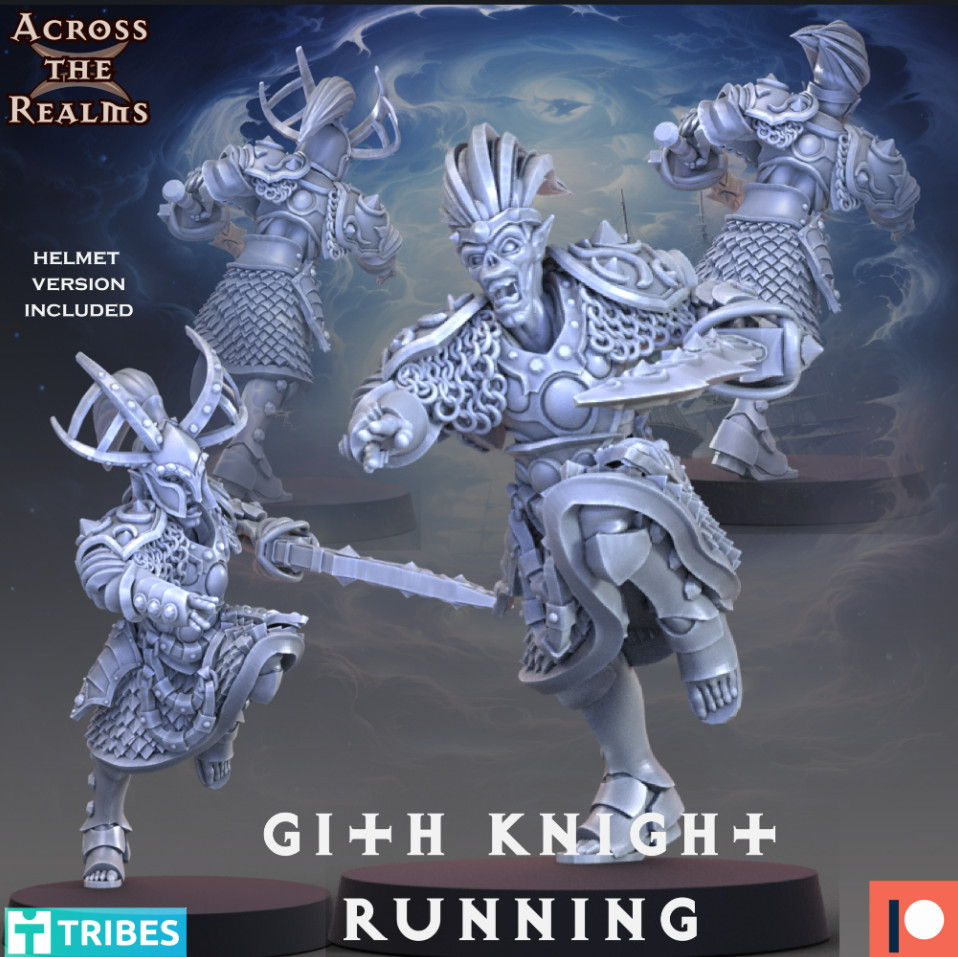 Gith Knight Running (28mm)