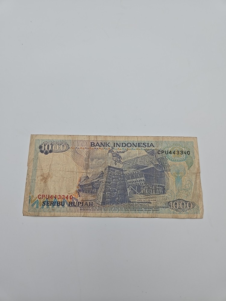 1992 Indonesia 1000 Rupiah Note