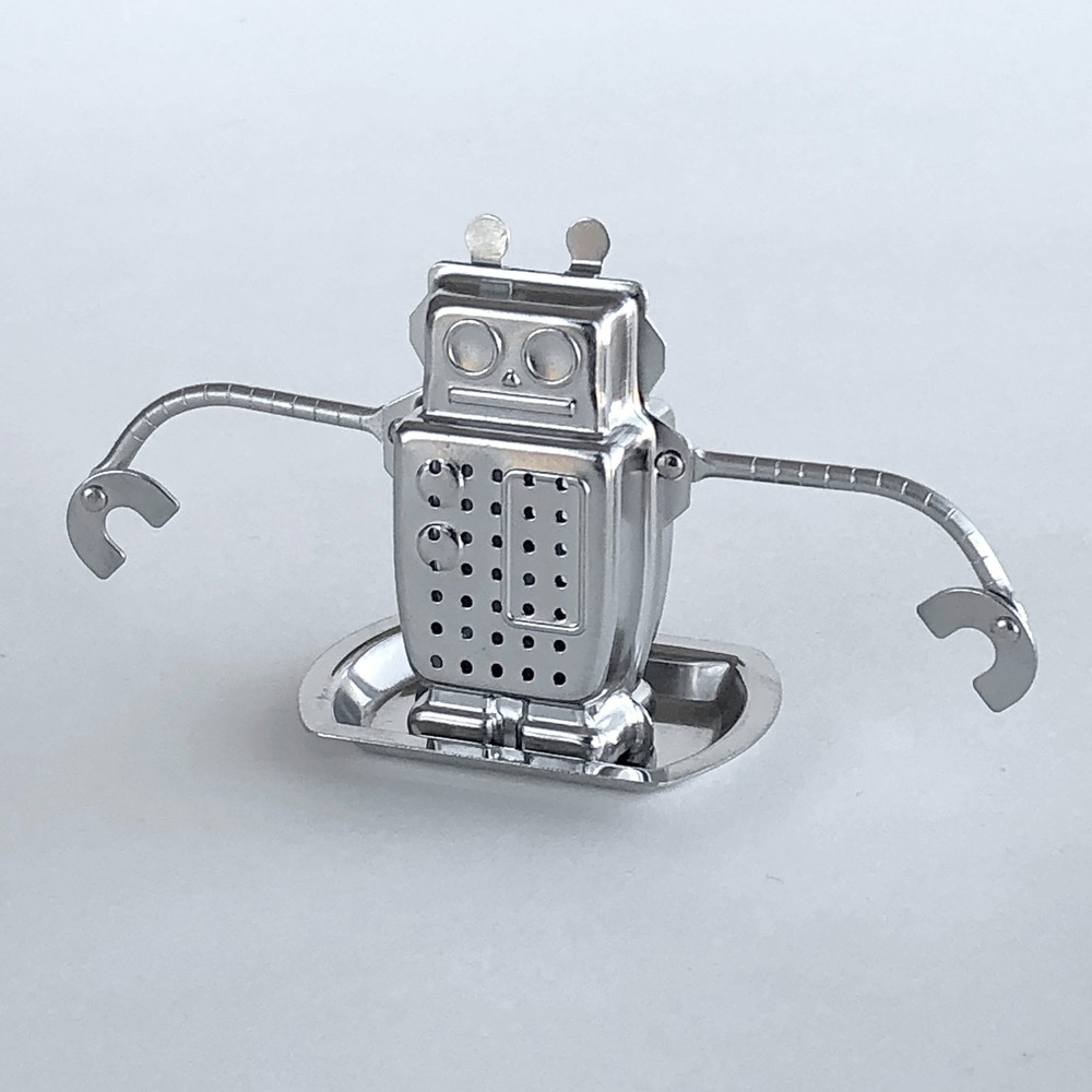 NIB Robot Tea Infuser with Mini Tray