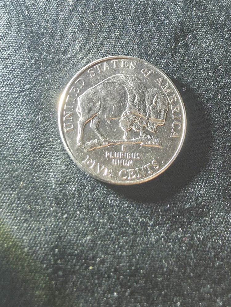 2005 D Jefferson Buffalo Nickel Error Die Chip