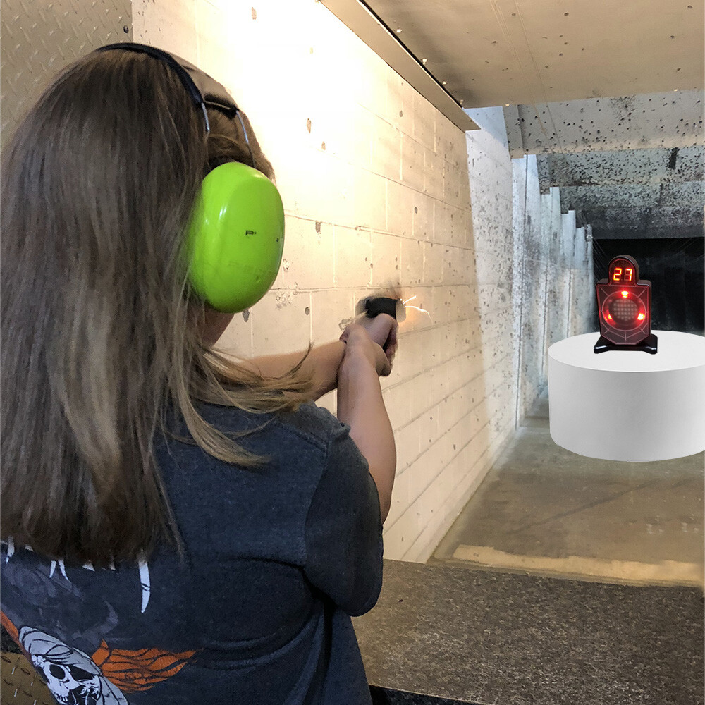 Electronic Laser Trainer Target Dry Fire Trainer Laser Induction Counting Target