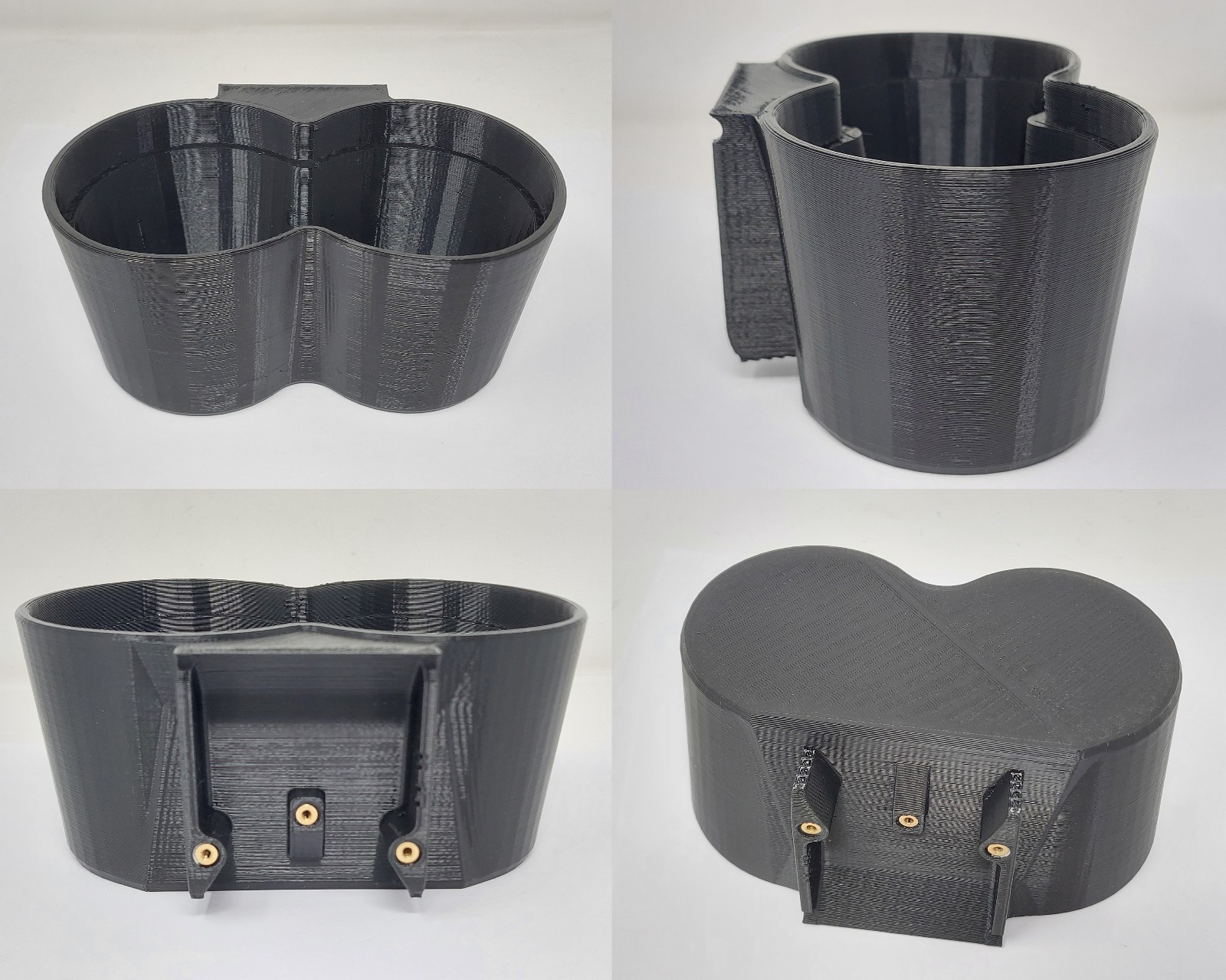 DUAL Cup Holder 1988-1991 Honda Civic EF HATCHBACK Rear Ash Tray 89 1990 hatch