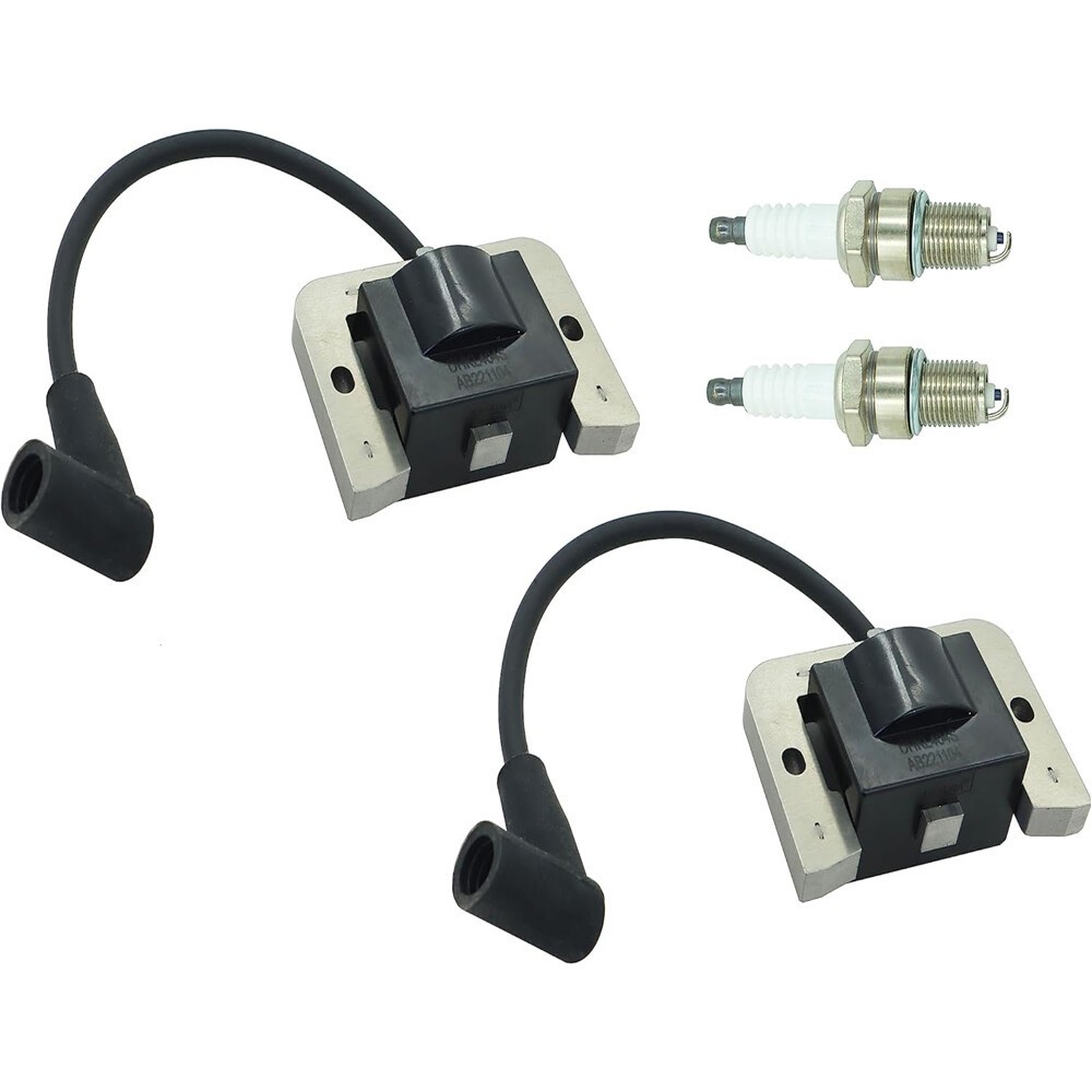 2Pcs Ignition Module 24HP 7000 Series engine w/Spark Plug For Kohler 32-584-06-S
