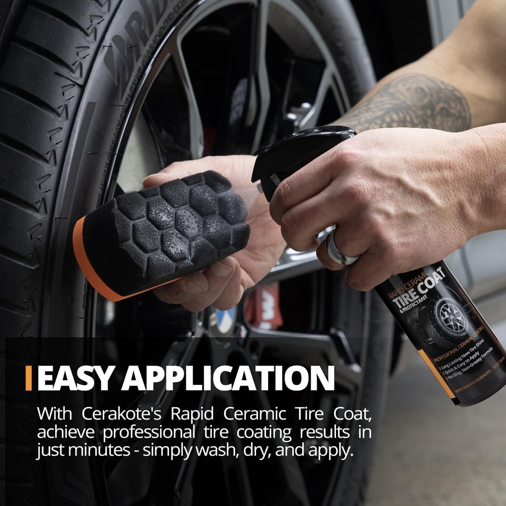 Ceramic Tire Shine Coating Deep Black Long Lasting Tire Dressing