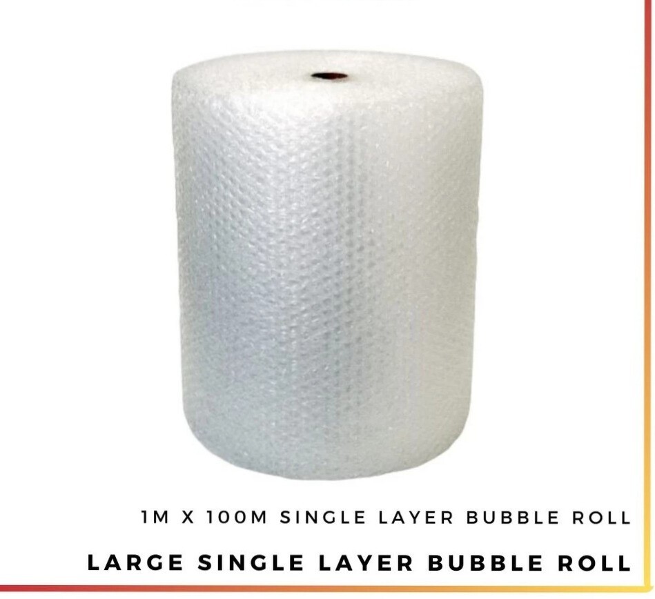 Bubble Wrap Bubble Roll Single Layer Bubble Film Bubble Wrap Roll for  Packaging