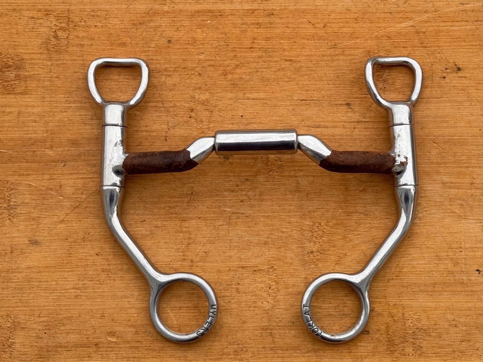 MYLER HBT Shank Sweet Iron Mullen Barrel Low Port Western Horse Bit ~ MB06 ~ 5"