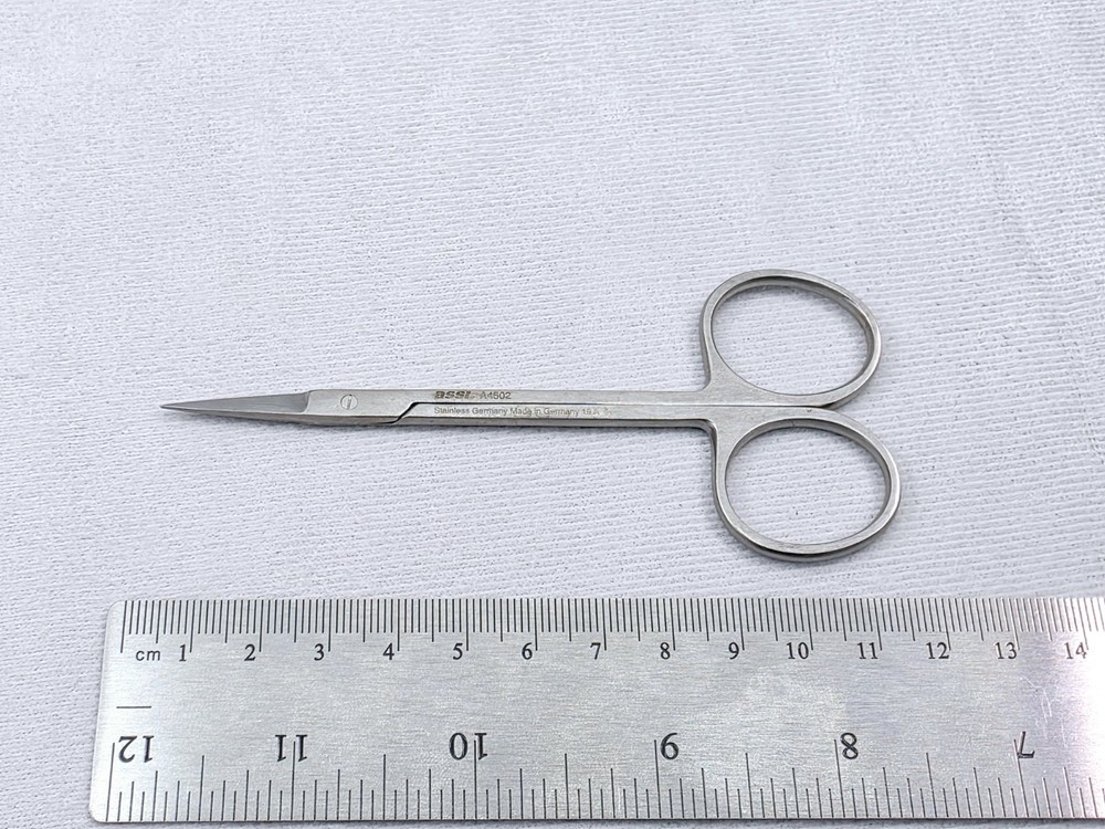 ASSI ASSI.A4502 Iris Delicate Scissors, Straight Tip 11.5cm