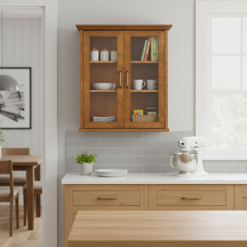 Teamson Home Avery Two-Door Removable Wall Cabinet