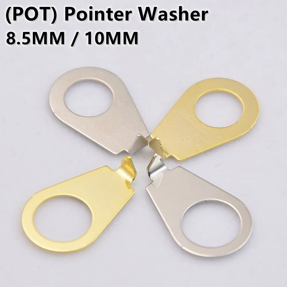 4 PCS Guitar Knobs Pointer Plate Washer Knob Indicator for Epiphone Gibson LP SG