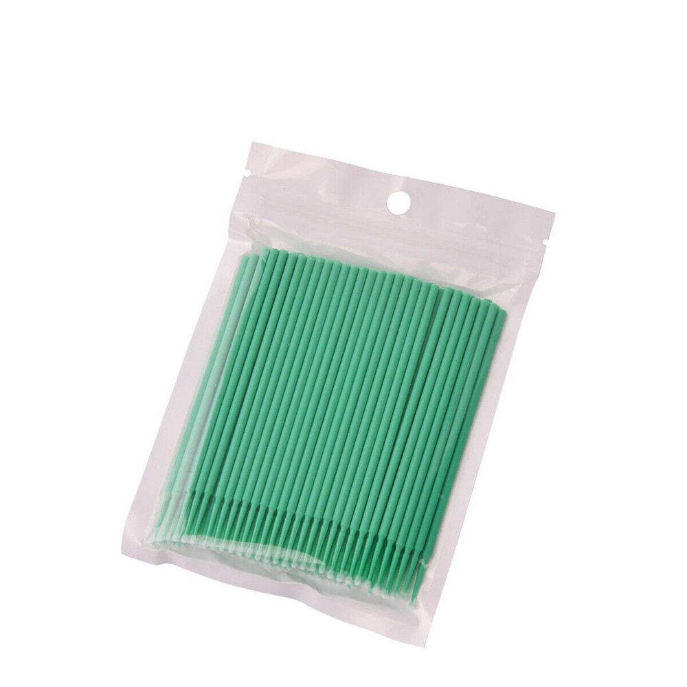 100 Pcs Dental Micro Brush Disposable Materials Tooth Applicators Medium Fine
