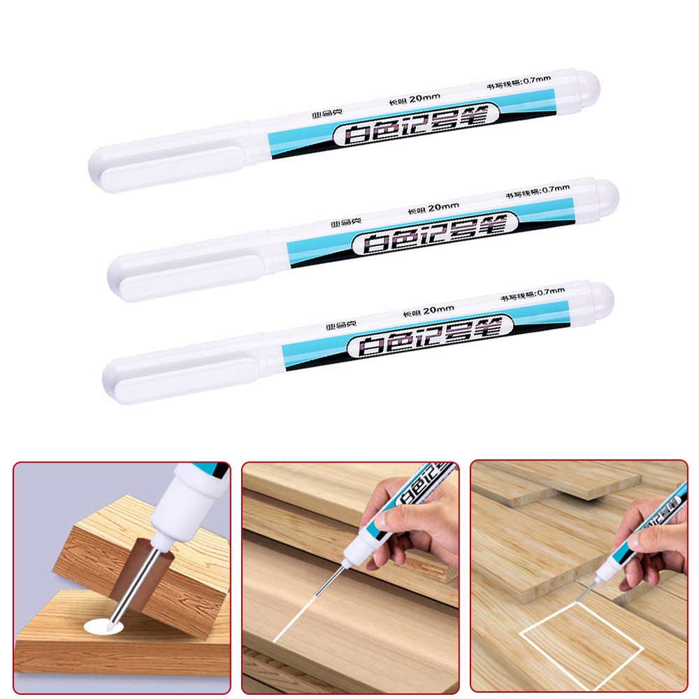 White Permanent Paint Marker Pen 0.7mm