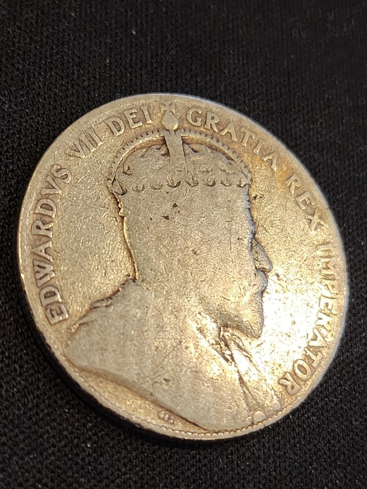 1908 Canada 50 Cents Silver Coin