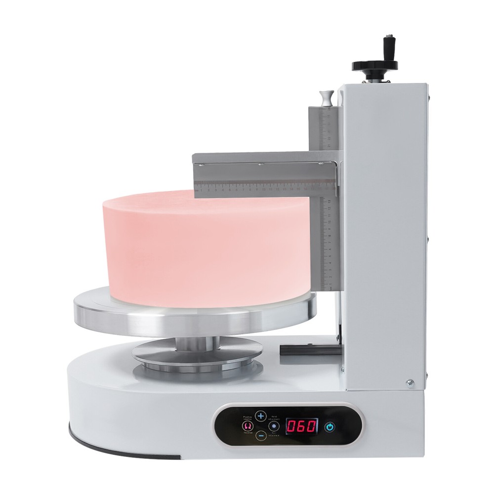Adjustable Cake Decorating Machine for 4-12" Cakes Cream Spreading Machine w/LCD