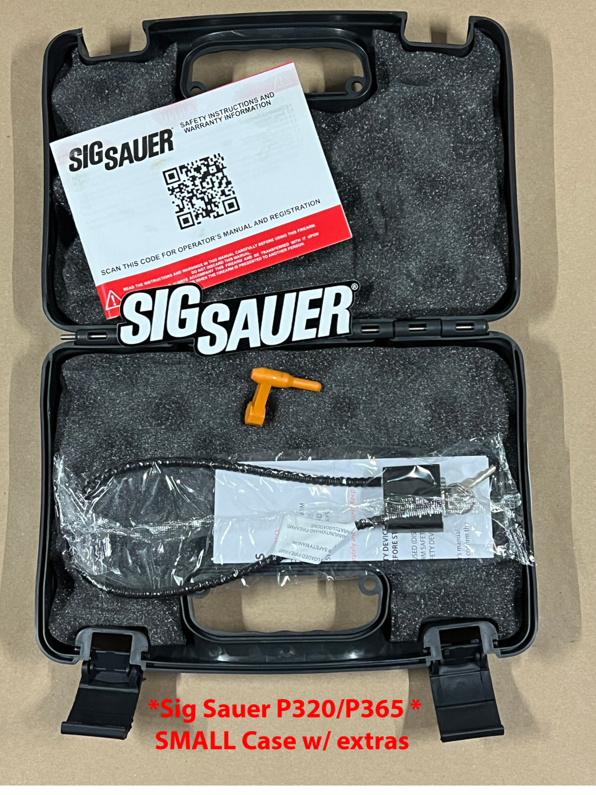 * Sig Sauer P320 P220 P365 Pistol Case Box SMALL *