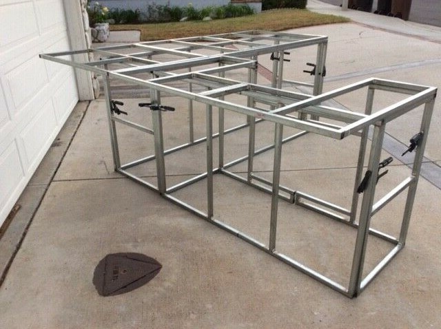 Custom DIY BBQ Island frame kit - any style