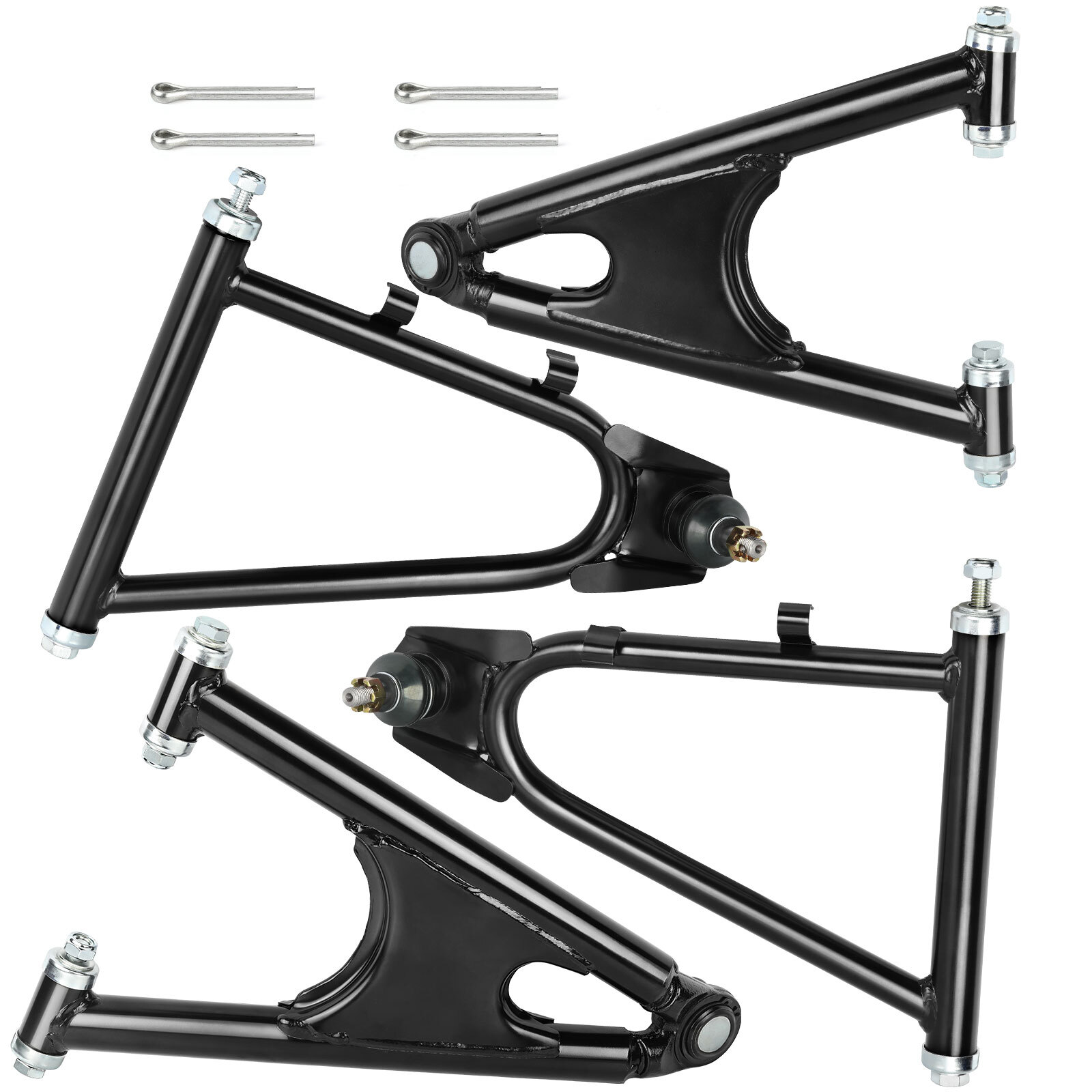 A-Arms Complete OEM Replica Set + Bolts + caps For Yamaha Banshee 350 1987-2006