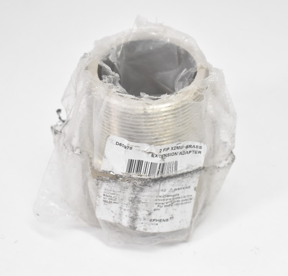 Jones Stephens Brass Drain Extension For 2" Drain Spud D60978 Threaded Fitting