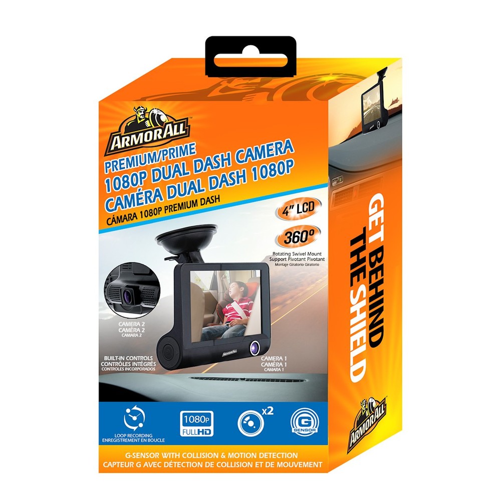 Open Box ADC2-1010-BLK Armor All Dash Camera