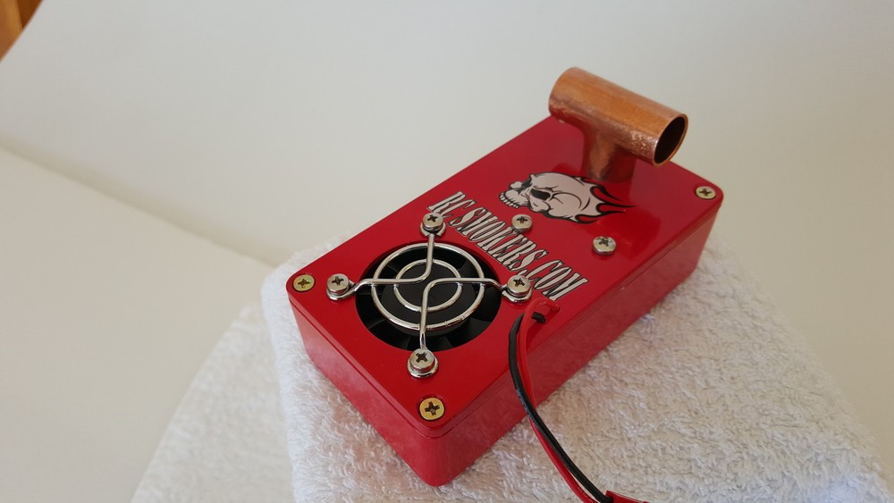 RC Smoke Generator 12 Volt Variable Volume ESC Duel Outlet BluX Water Based