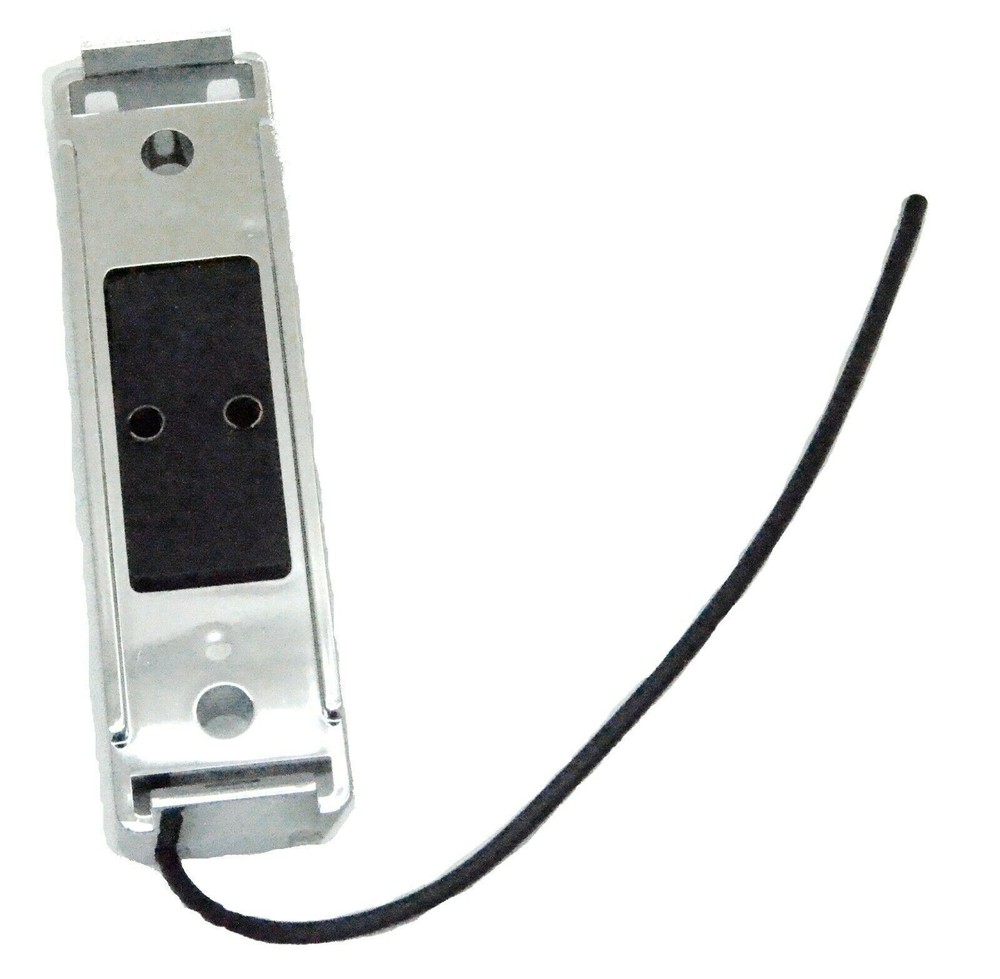 Light mounting base medium rail slim lite rectangular chrome plastic 4x1