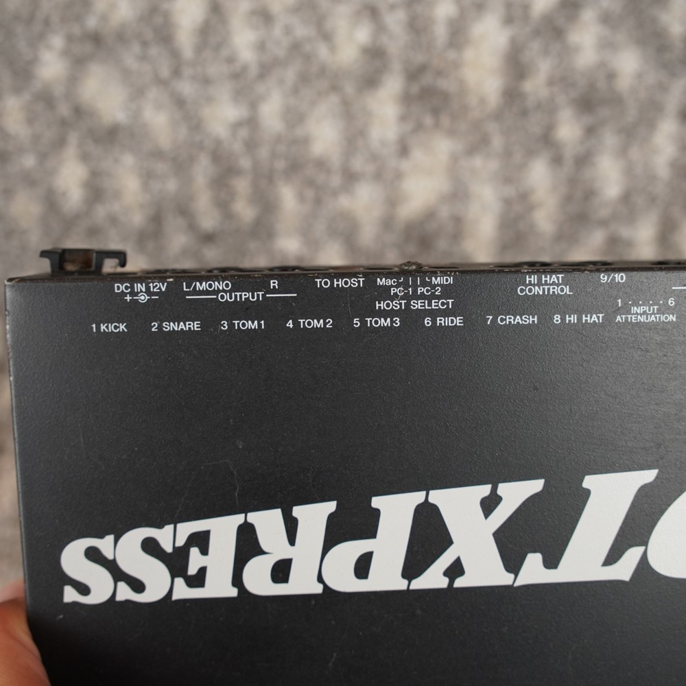 YAMAHA DTXPRESS Drum Trigger Module Electronic Drums w/ Mount & Power Supply