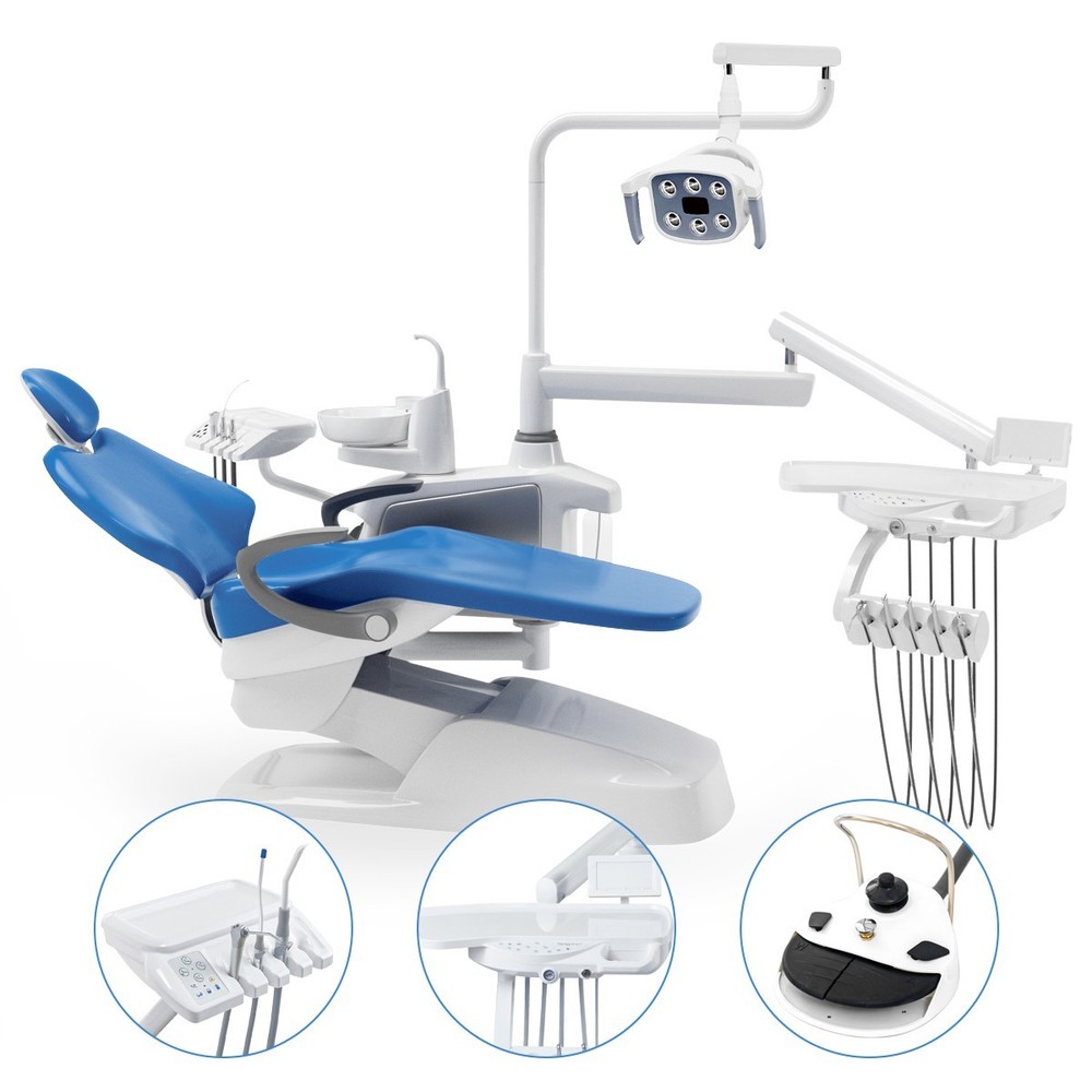 Dental Unit Chair Computer Controlled DC Motor/Portable Mobile Delivery Unit