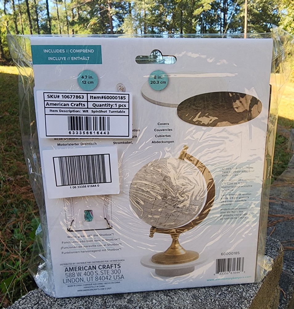 We R Memory Keepers - ShotBox Collection Spin Shot Motorized TurnTable