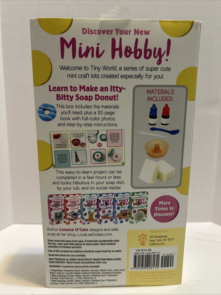Tiny World “Soap! “For Your First Soap, Making Project By Leeann O’Cain