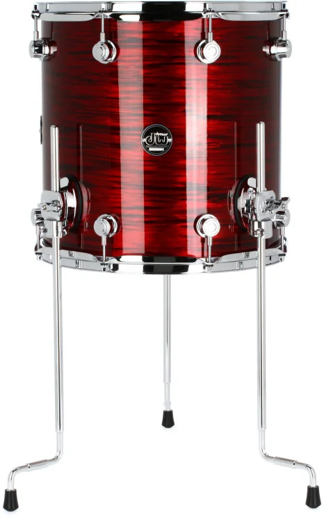 DW Performance Series Floor Tom - 14 x 14 inch - Antique Ruby Oyster